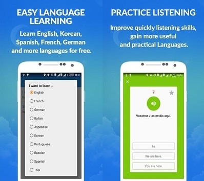 اپلیکیشن های یادگیری زبان اندروید